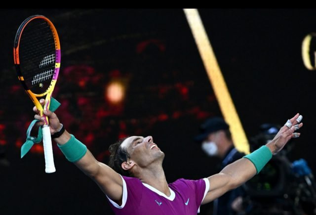 Unstoppable: Rafael Nadal reaches sixth Australian Open final. Pic/Twitter 