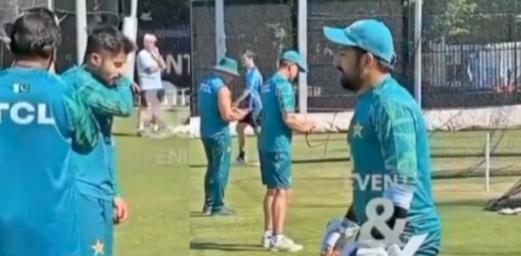 Click on pic to watch video of argument between Sarfaraz Ahmed and Saud Shakeel in Australia.