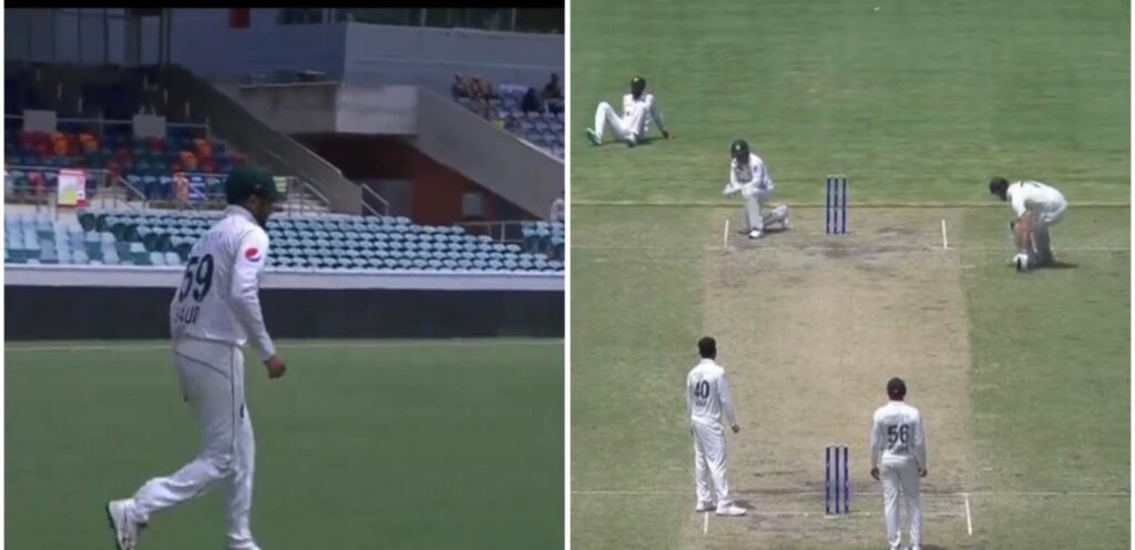Click on pic to watch Matthew Renshaw scoring 7 runs of 1 ball vs Pakistan.