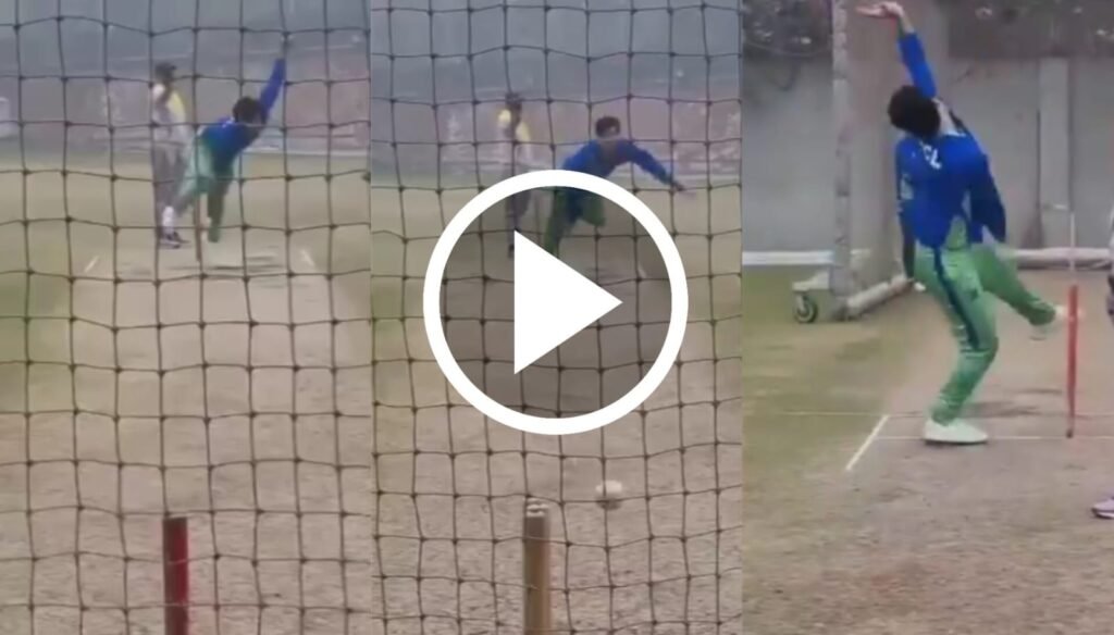 Click on pic to watch Naseem Shah bowling in nets after injury