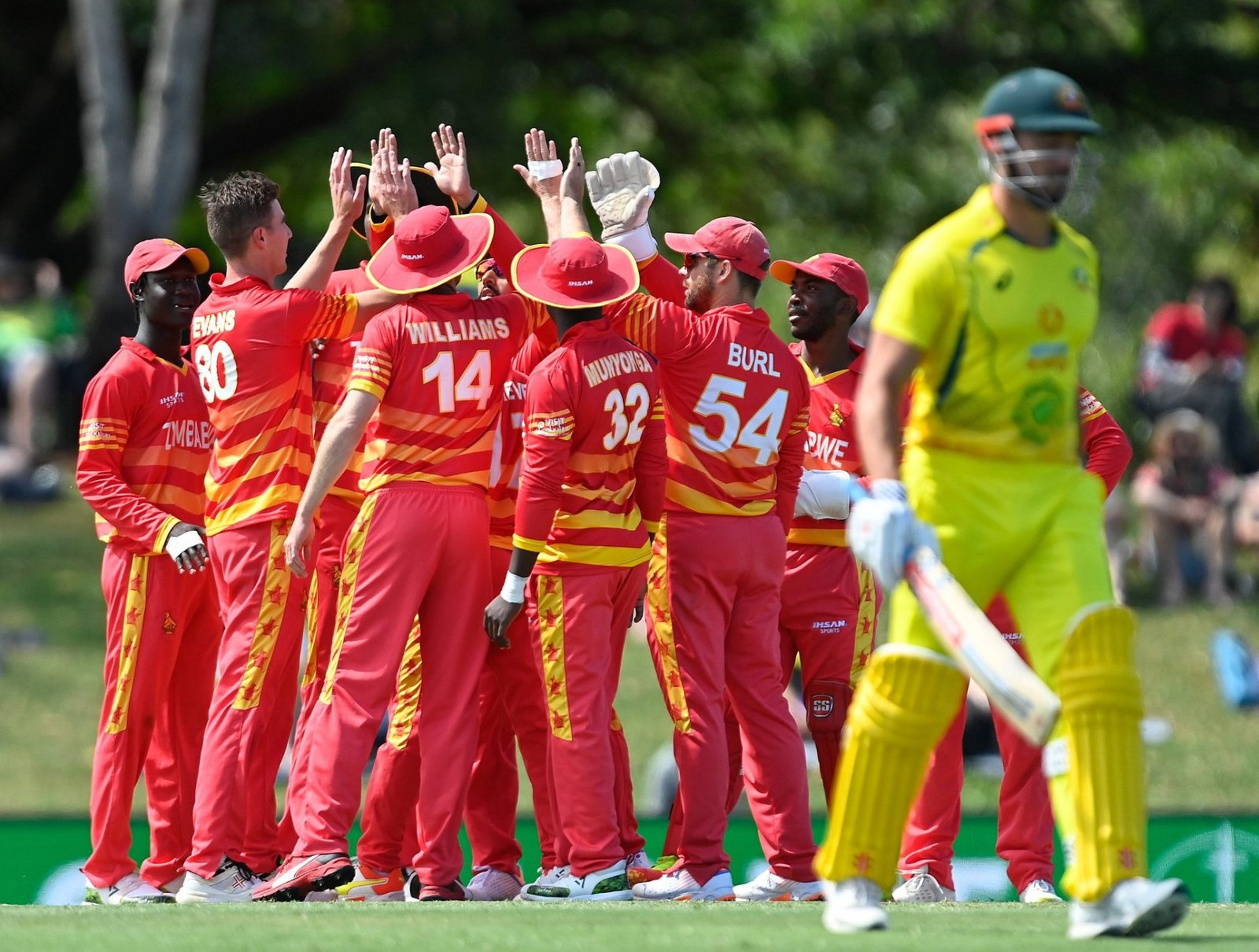 Burl stars as Zimbabwe register historic win against Australia