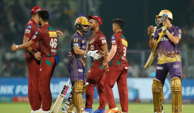 IPL 2023: LSG survive Rinku scare to beat KKR by one run, cruise into playoffs