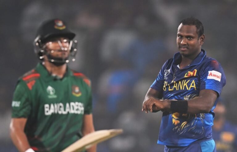 Mathews terms incident disgraceful from Shakib and Bangladesh, Shakib reacts