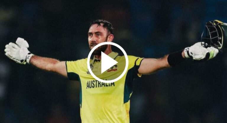 Relive Sensational Last over as Glenn Maxwell plays best ever World Cup knock