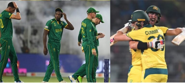 Australia hold their nerve to cruise into record 8th Cricket World Cup final