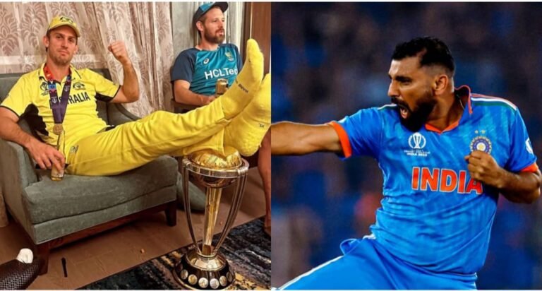 Mohammed Shami terms Mitchell Marsh’s act of putting feet on World Cup trophy disrespectful