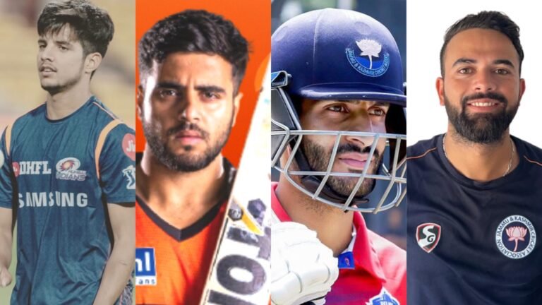 9 J&K Cricketers in IPL Auction 2024; Who will be Sold?