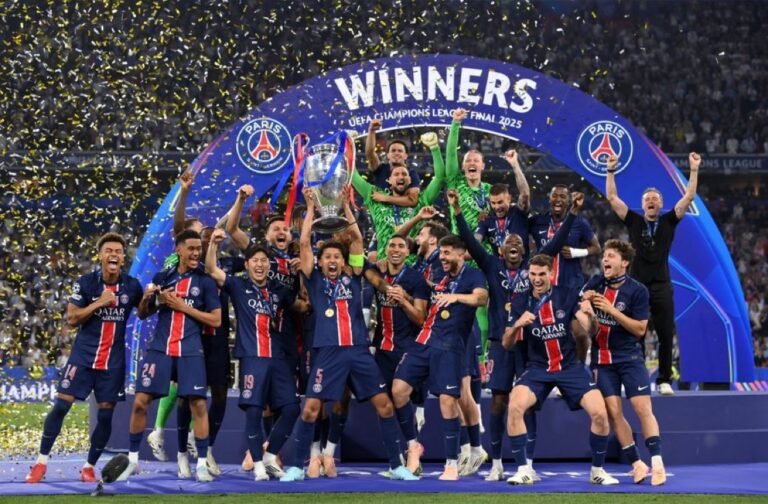 PSG crush Inter Milan to win historic Champions League title